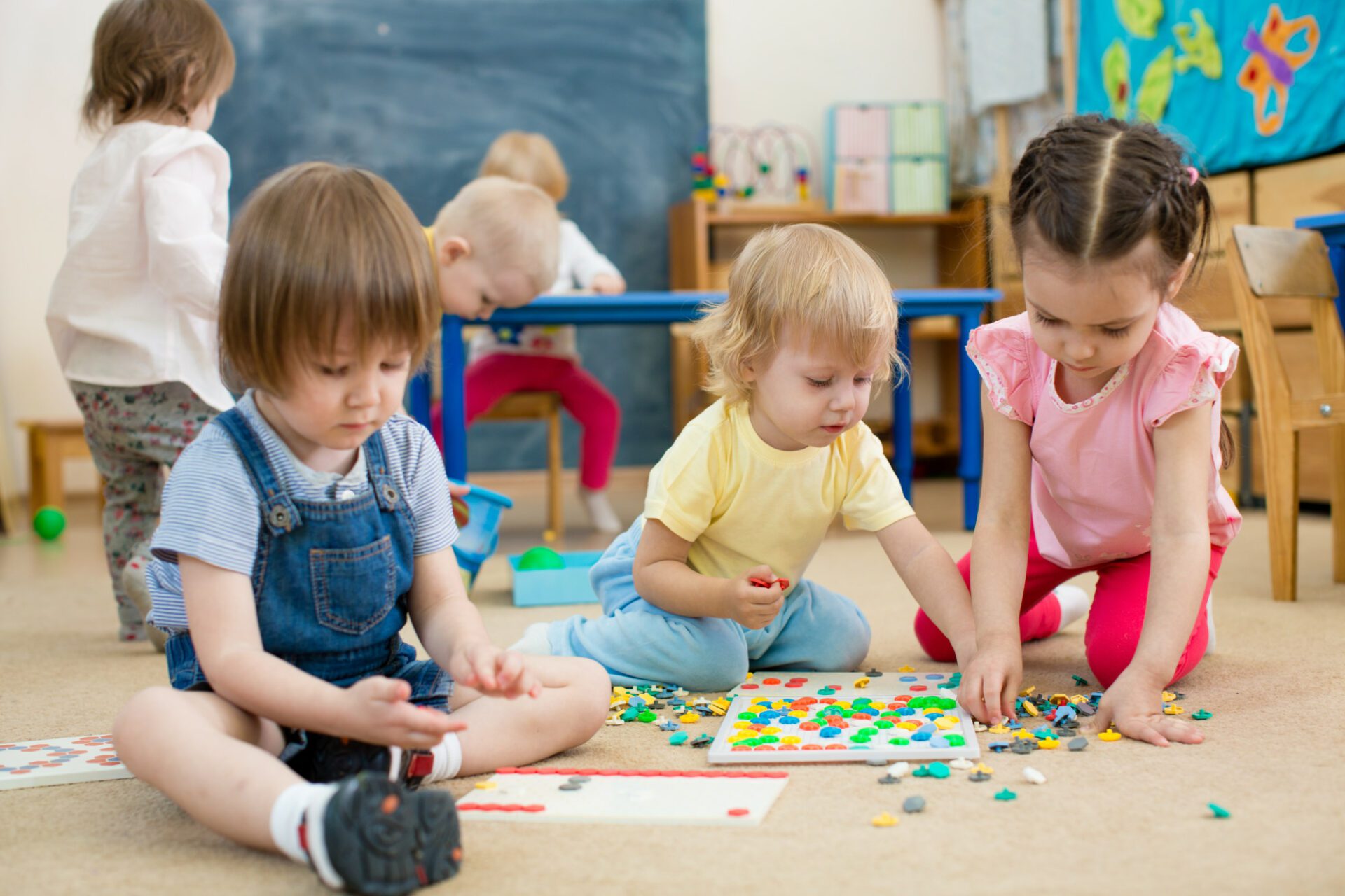 Toddlers Playing